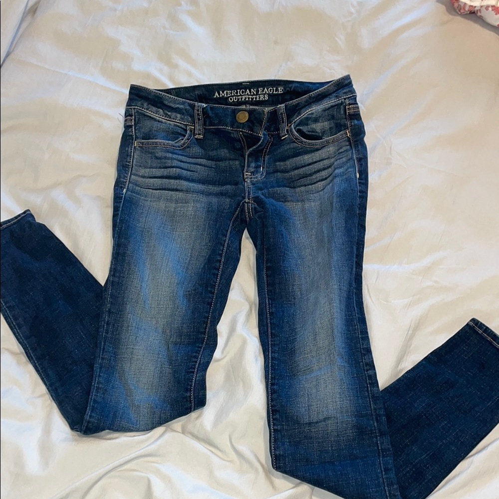 American Eagle Outfitters Women's Blue Jeans